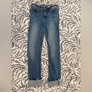 Pilcro Cuffed Slim Straight Women's Jeans